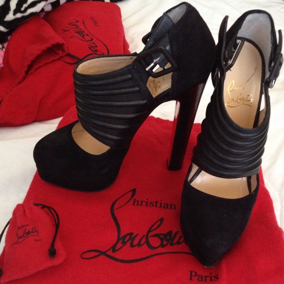 Christian Louboutin Shoes - AUTHENTIC Christian Louboutin Bye Bye Suede Bootie