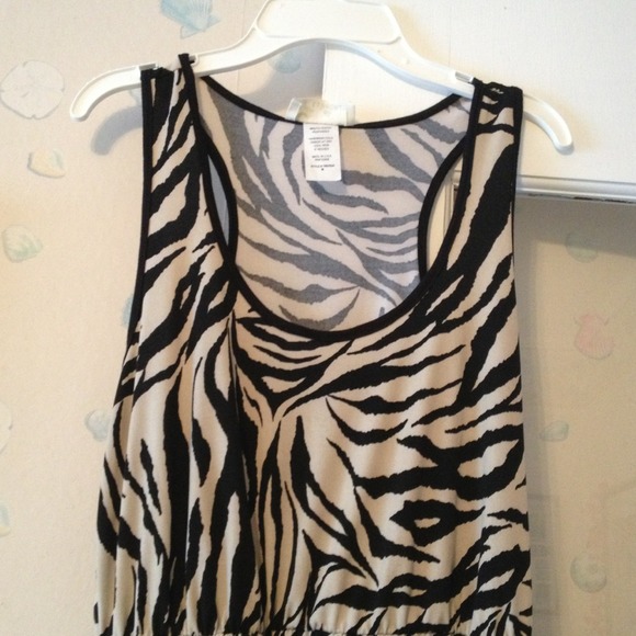 Nwt zebra hi low dress - Picture 2 of 4