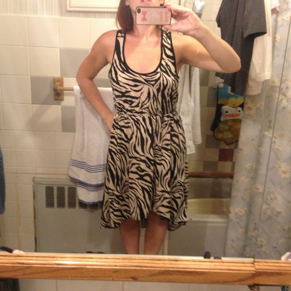 Nwt zebra hi low dress - Picture 3 of 4