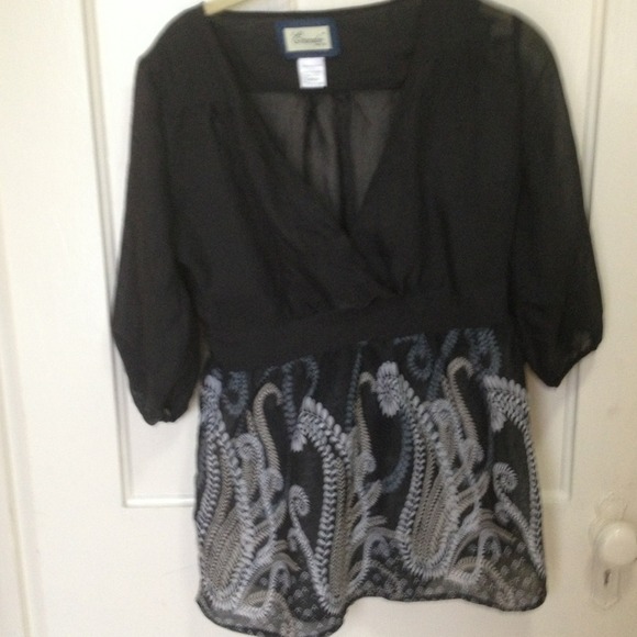 See through Emilee Shirt