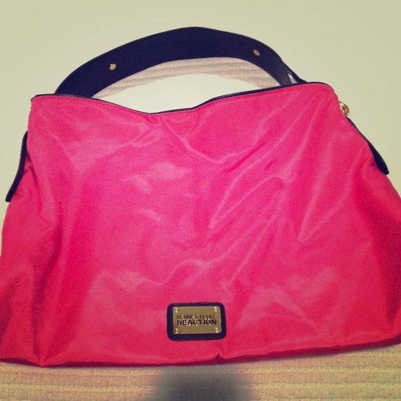 Kenneth Cole Reaction hot pink purse