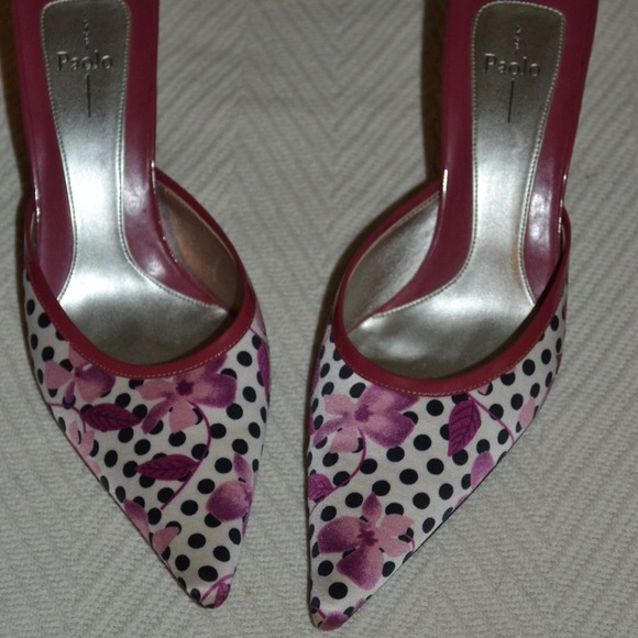 FINAL REDUCTION ! Patent leather and Silk Mules