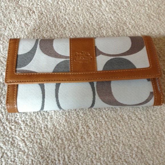 Faux coach wallet