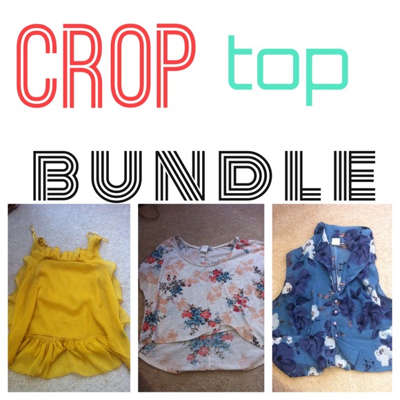 Crop top bundle ✅BUNDLE FOR @gianna1011