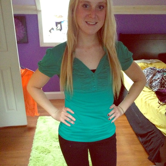 Green Forever 21 top