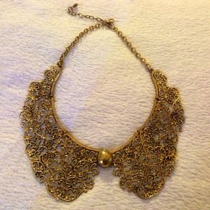 Vintage Gold Collar Necklace