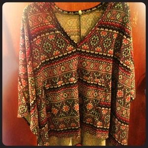 Tribal poncho