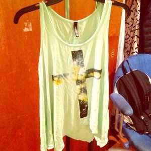galaxy cross tank top