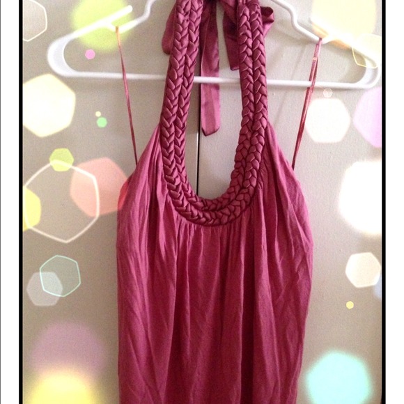 ~SOLD~ in bundle Matty M braided halter top
