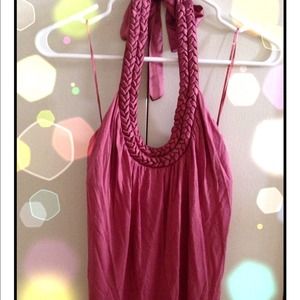 ~SOLD~ in bundle Matty M braided halter top