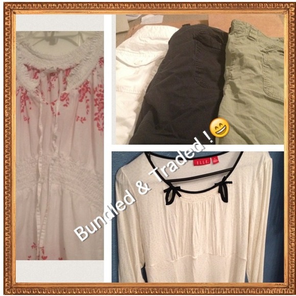 2 tops and 3 shorts sz 16