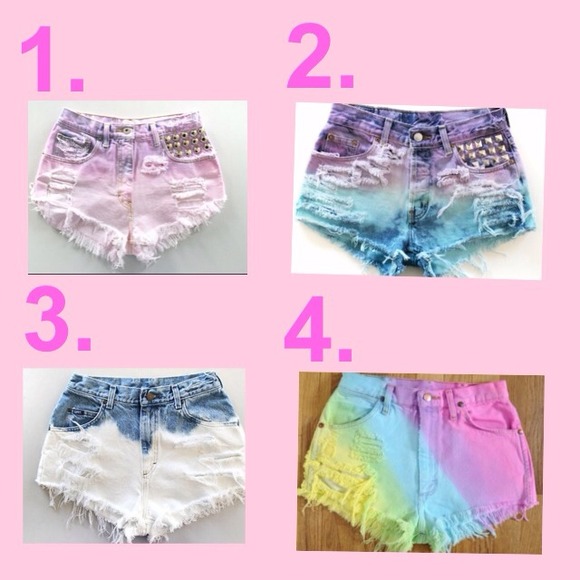 high waisted or normal customized shorts all 20$