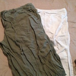 Two pairs of American eagle Linen pants
