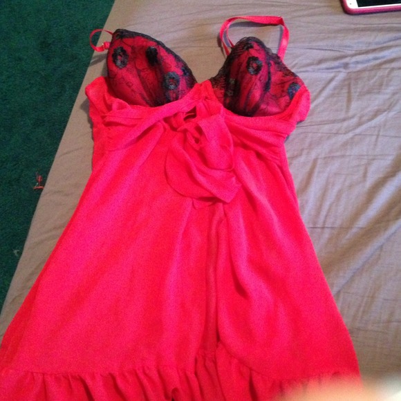 Red lingerie