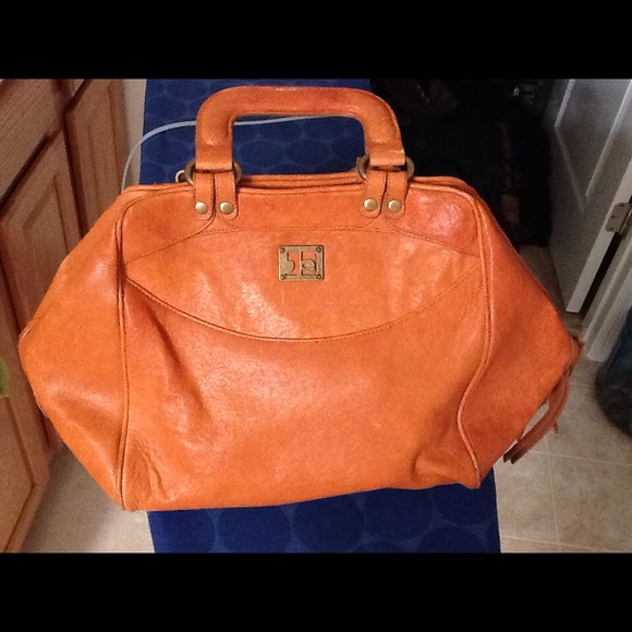 Joe's Cognac leather Doctor style bag