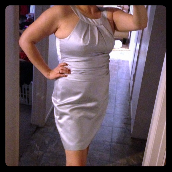 REDUCED 🎉 Silver bridesmaid dress