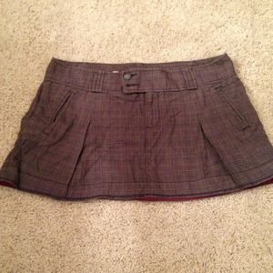 **Reduced** American Eagle plaid mini size 12