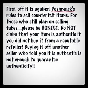 Sellers of counterfeit items