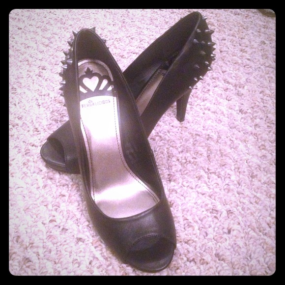 Fergalicious Spiked Heels - Picture 1 of 2