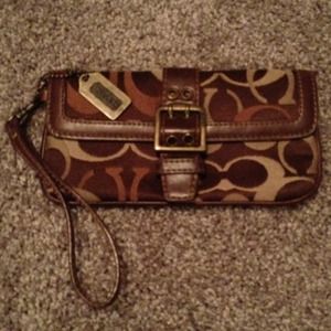 Coach inspired wristlet