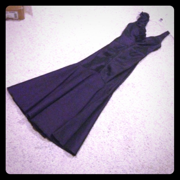 Plum/Eggplant Bridesmaid Dress