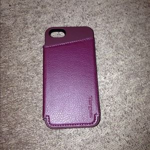 Targus Merlot iPhone 5 case with credit card slots