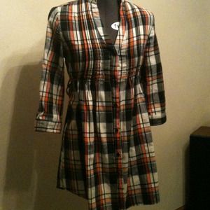 Plaid dress by BANANA