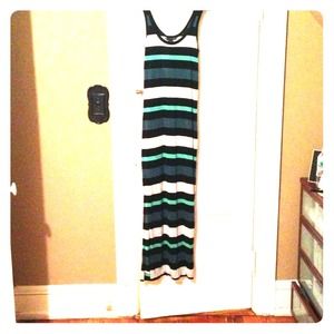 NWT French Connection Striped Maxi Dress
