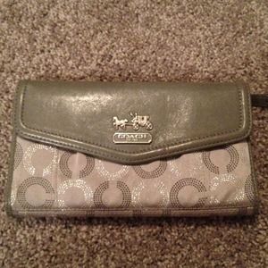 Authentic coach wallet