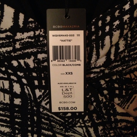 NWT BCBG Maxazria Hattie Sheath Dress w Belt - Picture 3 of 3