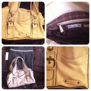 Hype tan leather bag