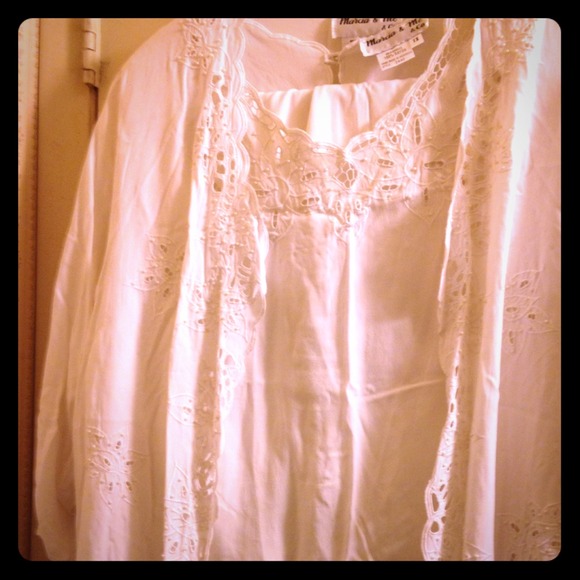 Three piece white dress - skirt, top, and jacket