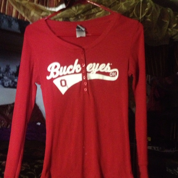 3 Ohio State Buckeye long sleeve tees - Picture 2 of 3