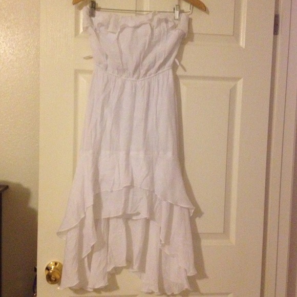 Windsor Ruffle top hi-lo dress