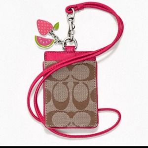 New Coach Lanyard 100^ authentic