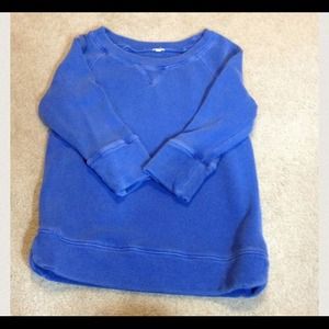 JCrew vintage look sweatshirt Blue