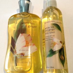 White Tea and Ginger Body Spray and Shower Gel