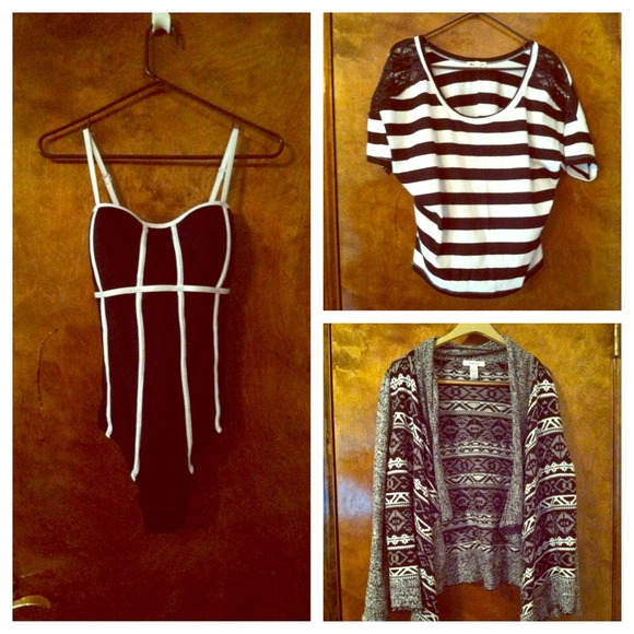 Bundle (Swimsuit, Top, Cardigan)