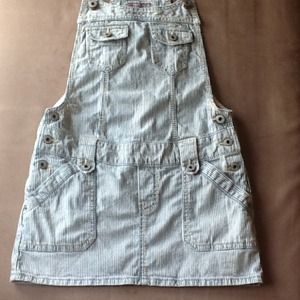 Guess jean overalls.