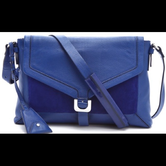 Dvf dvf drew connect bag in Blue(lapis) color