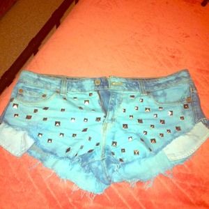 Tie Dye Levi Shorts