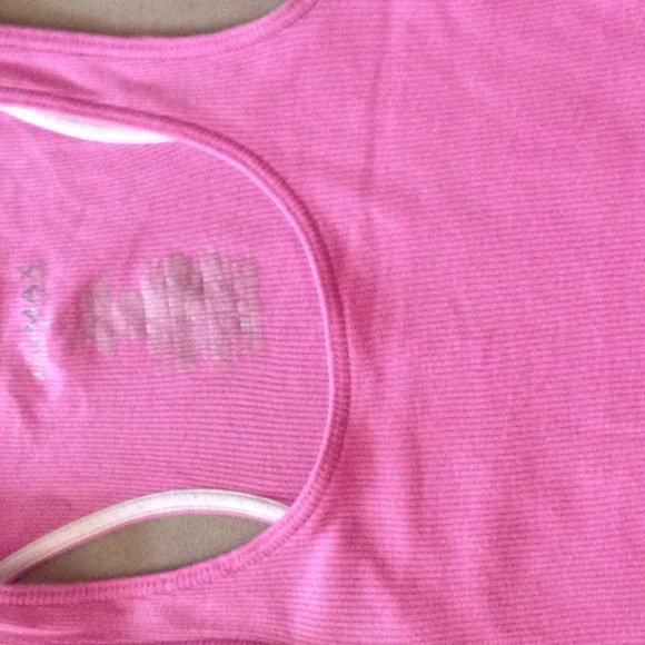 Pink Miley Cyrus Max Azria 100% Cotton Ribbed Tank - Picture 3 of 4