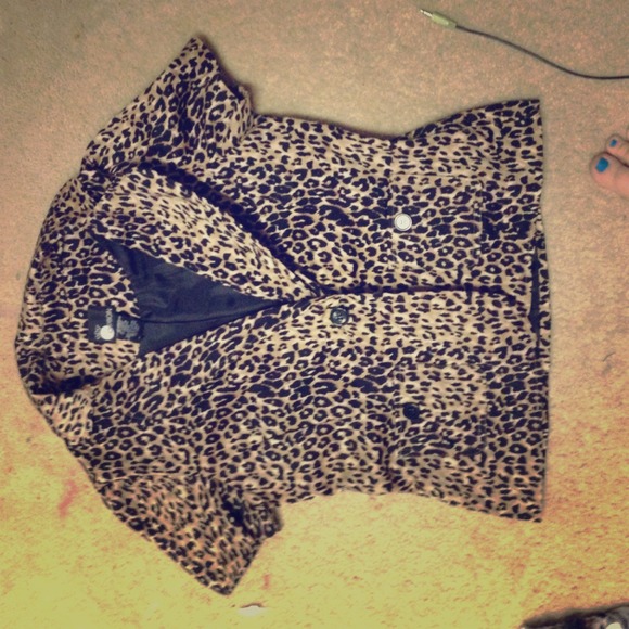 First option cheetah blazer