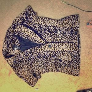 First option cheetah blazer