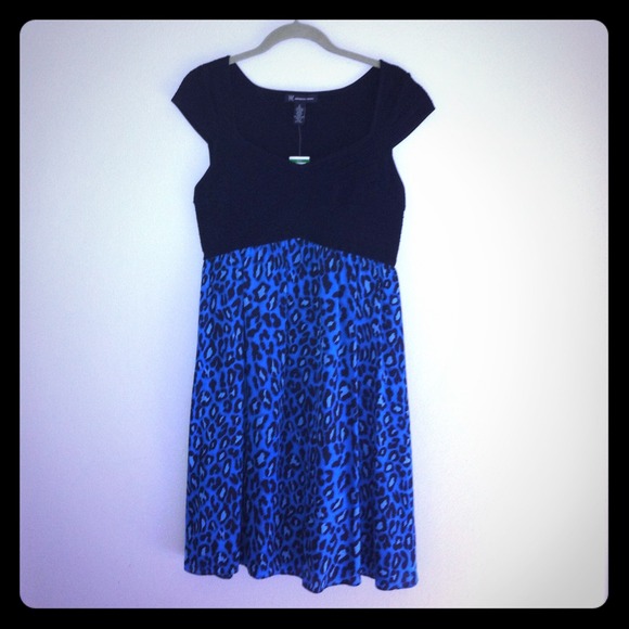 INC Incarnation Dress Mystic Leopard Size L  NWT