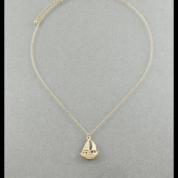 Hannah Beury Jewelry - Sailboat Necklace