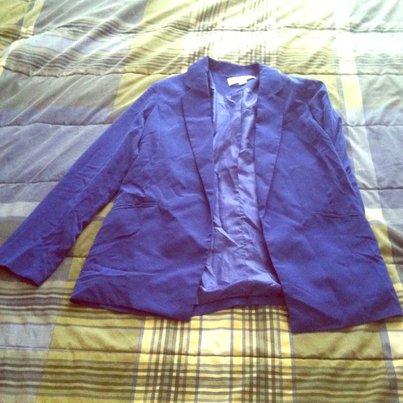 Bright blue blazer from Forever 21