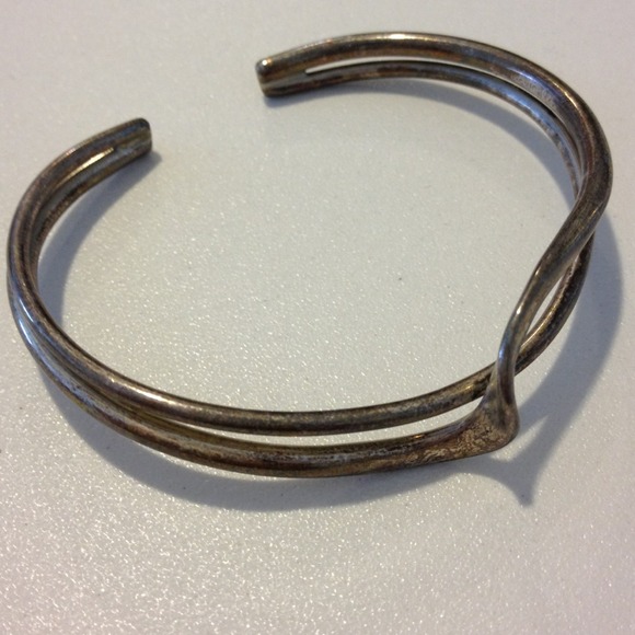 Real silver bracelet.