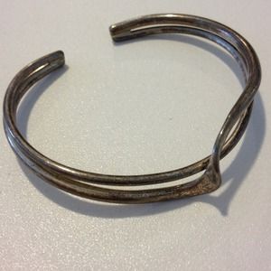 Real silver bracelet.