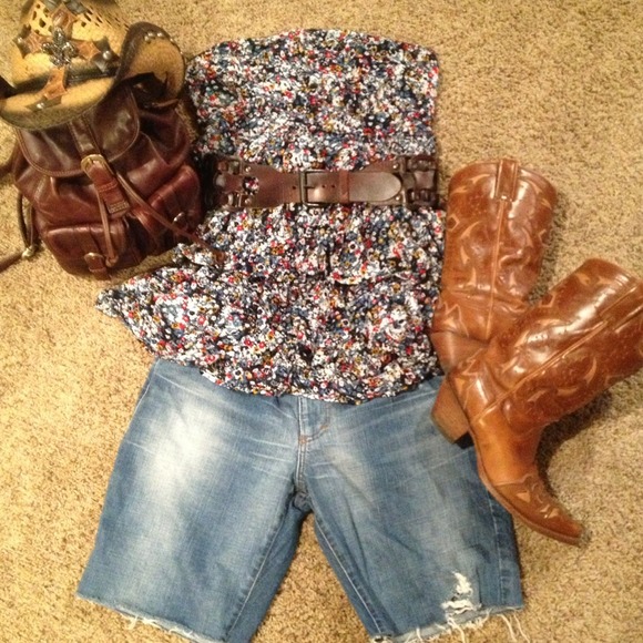 Reduced Versace distressed jean shorts cutoffs